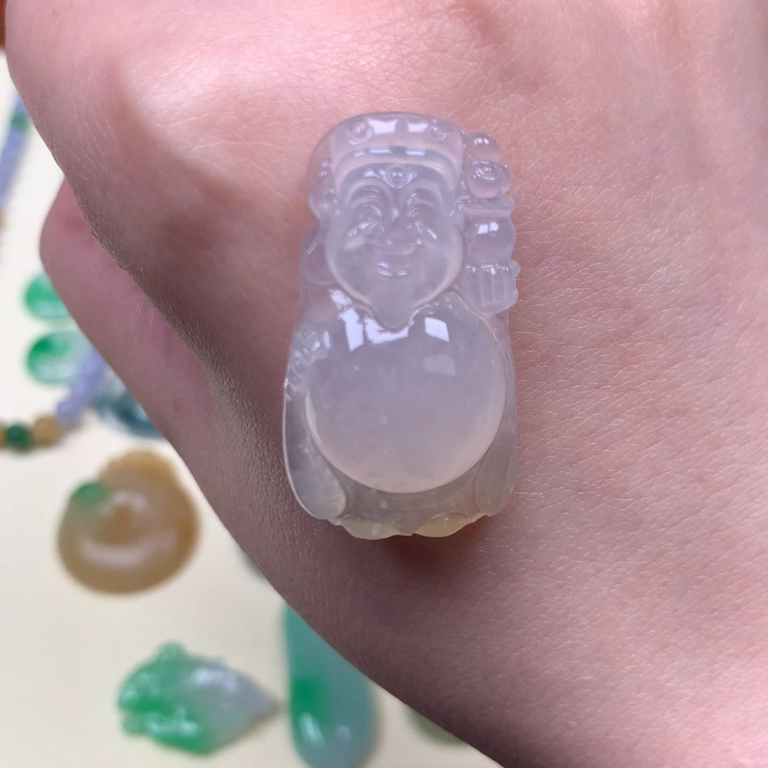 定制翡翠未镶嵌财神爷