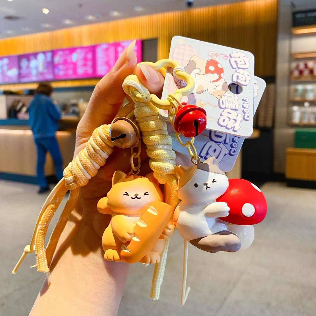 新款猫咪抱抱系列挂件钥匙扣可爱猫咪公仔背包挂件创意钥匙扣礼物