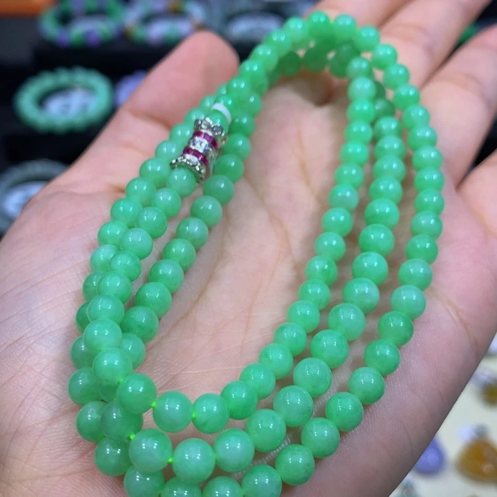 翡翠未镶嵌手链翡翠