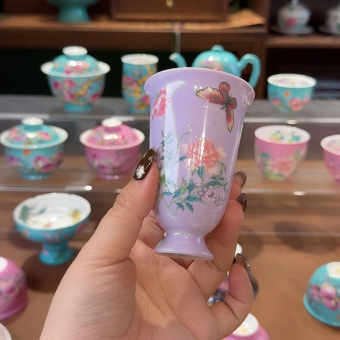 珐琅彩主人杯茶具系列