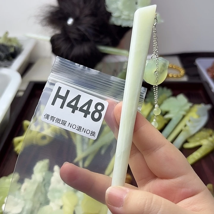 蛇纹石玉合金发饰港*