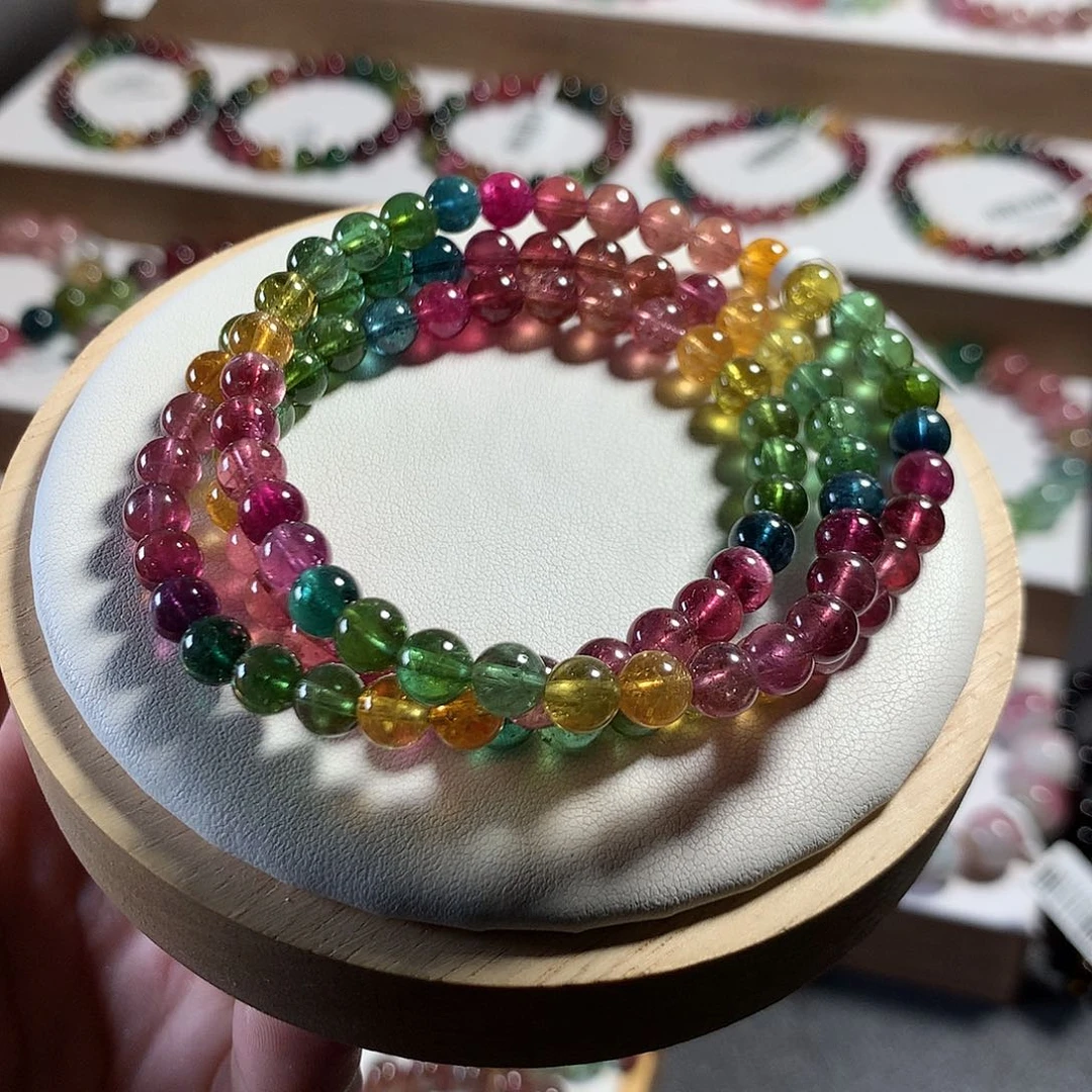 未镶嵌手链碧玺6.2mm