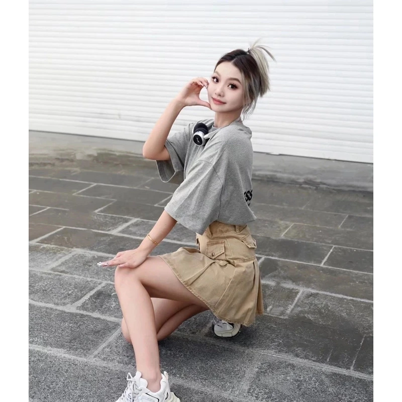 第八季短袖T前后植绒贴布logo情侣经典款百搭短袖重磅印花圆领