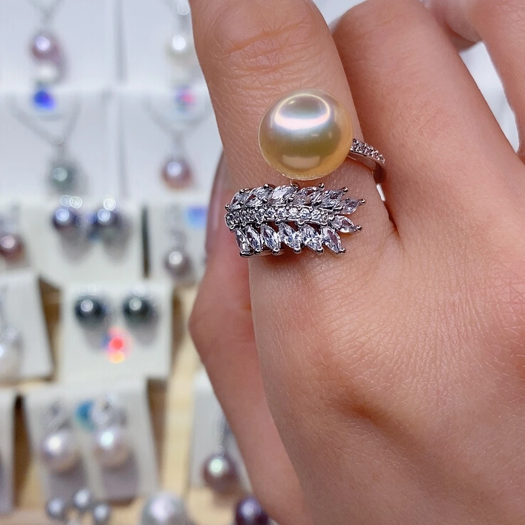 未镶嵌淡水珍珠戒指