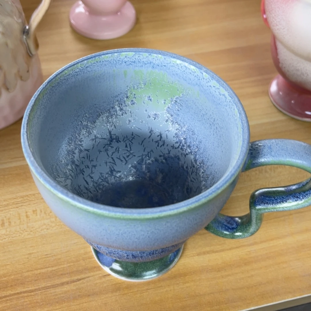 摆件景德镇高温颜色釉