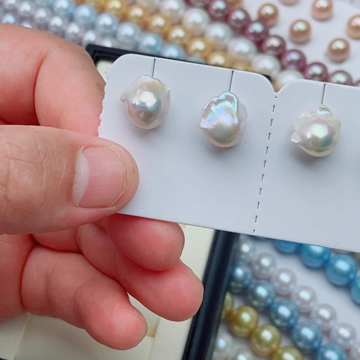 淡水珍珠银S925镶嵌颈饰