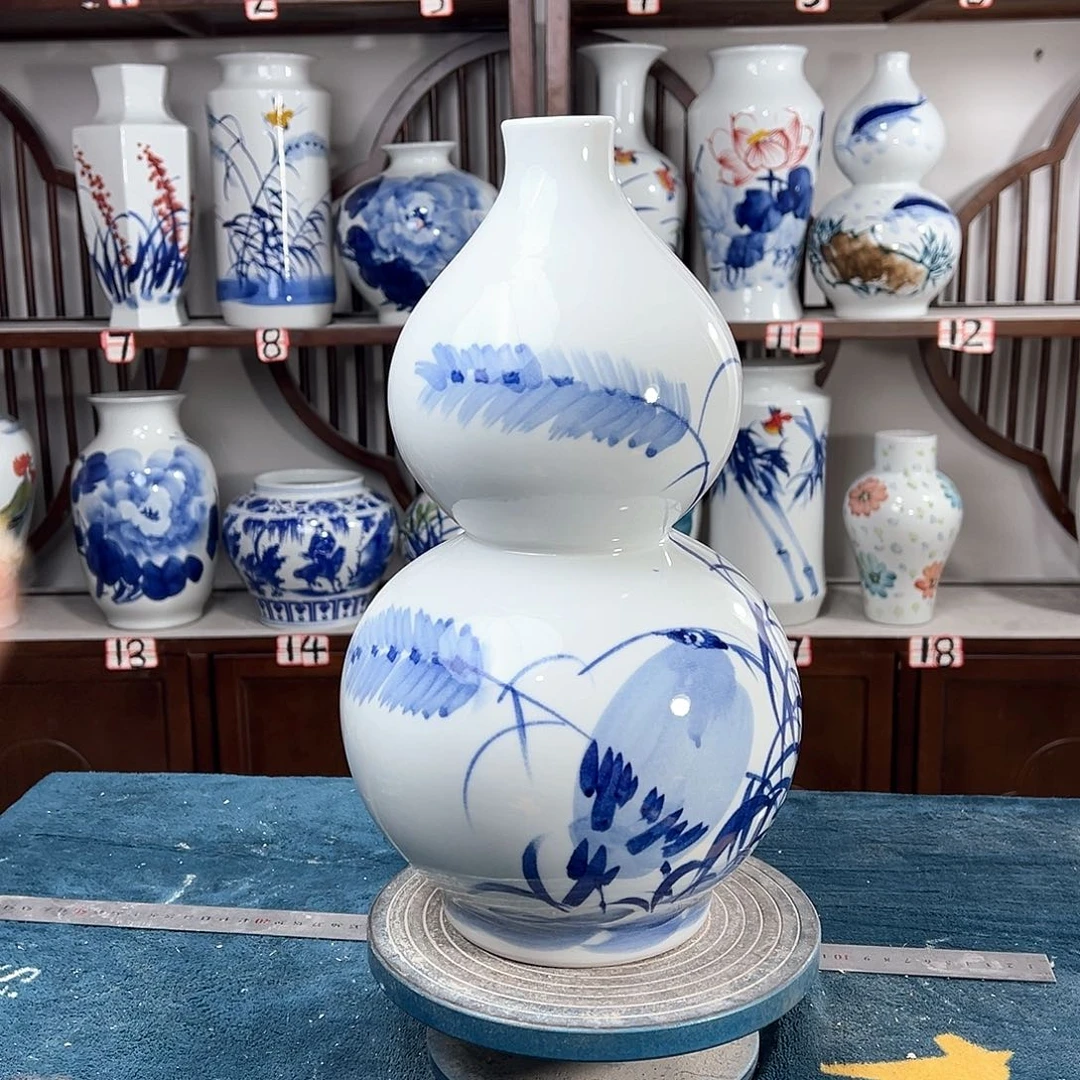 摆件景德镇陶瓷葫卢