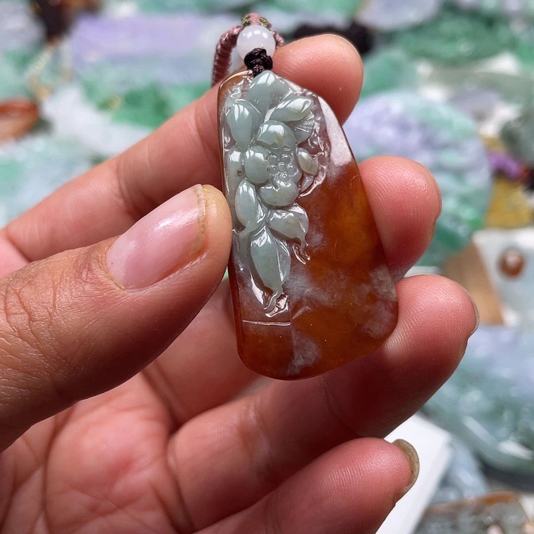 颈饰未镶嵌翡翠翡玉缘翡翠