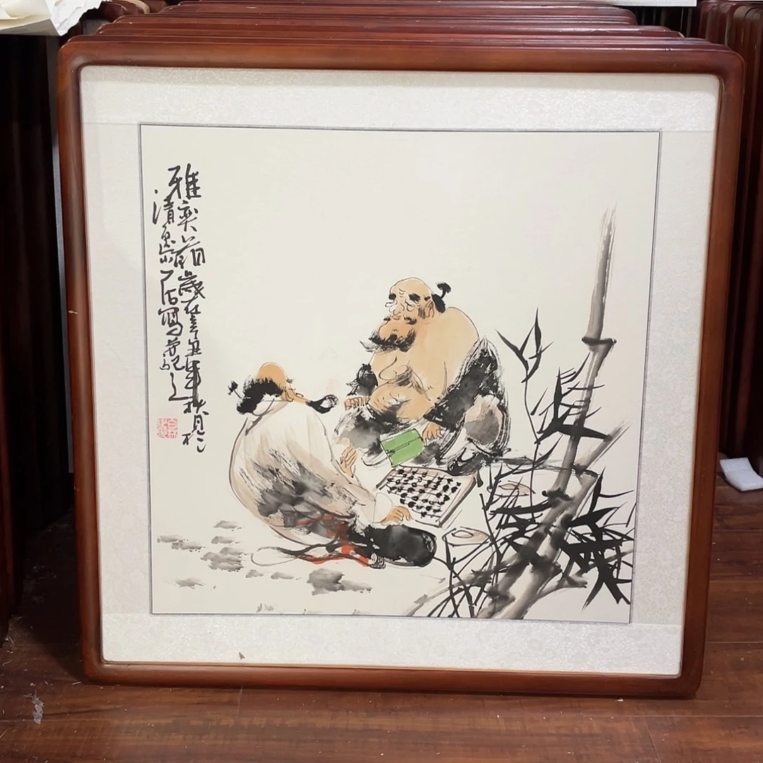 国画带框尺寸63*63厘米