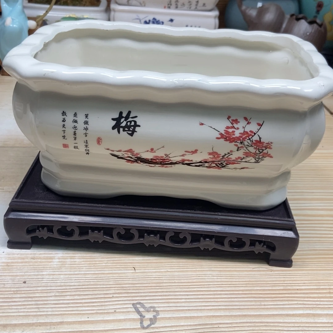 瓷片陶瓷花盆陶瓷艺术