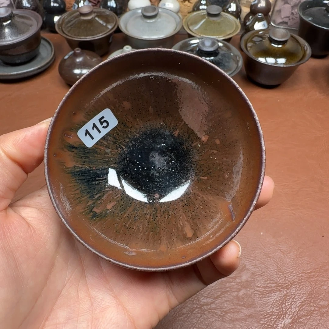 茶盏龙窑柴烧原矿原釉（微瑕）115