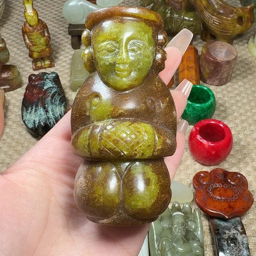 白玉菩提吊坠挂件