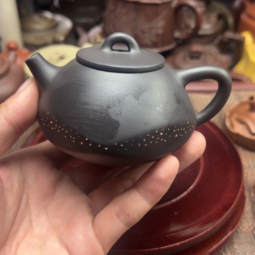 茶壶紫砂宜兴原矿紫砂壶180毫升容量