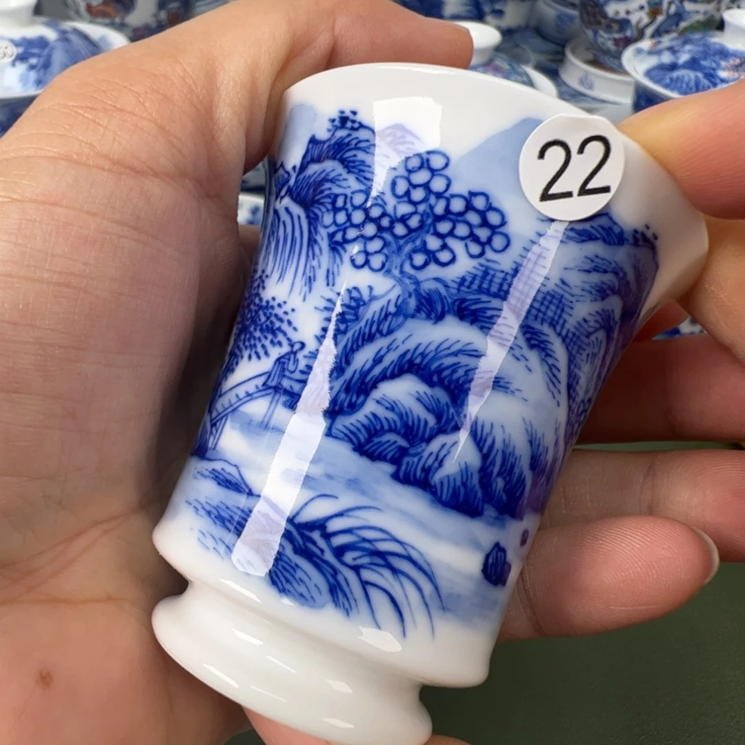 木木景德镇纯手工纯手绘茶具22