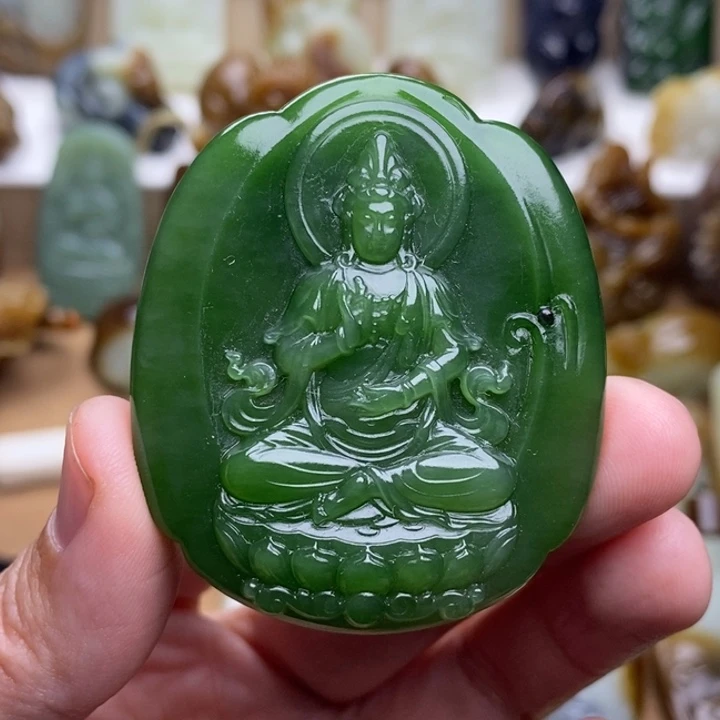 R***O和田玉未镶嵌颈饰