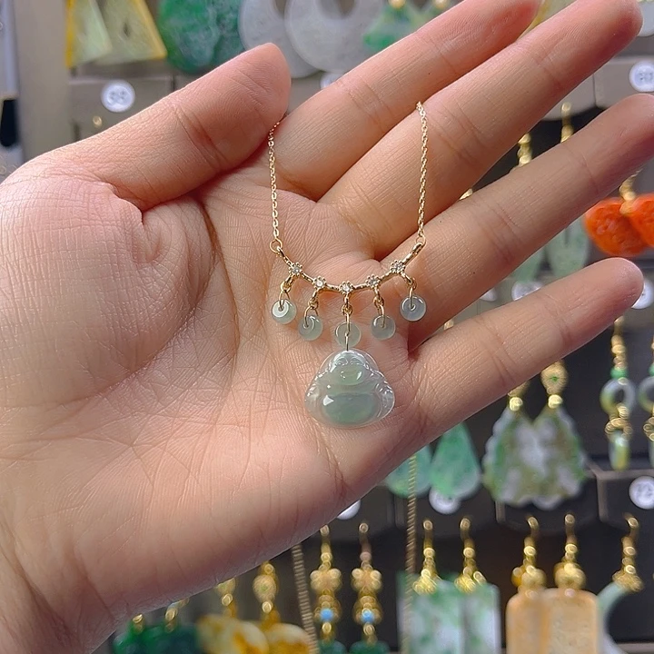 颈饰未镶嵌翡翠翡翠