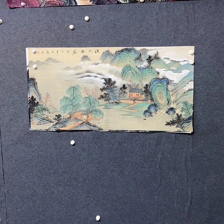 国画四尺仿古山水一幅