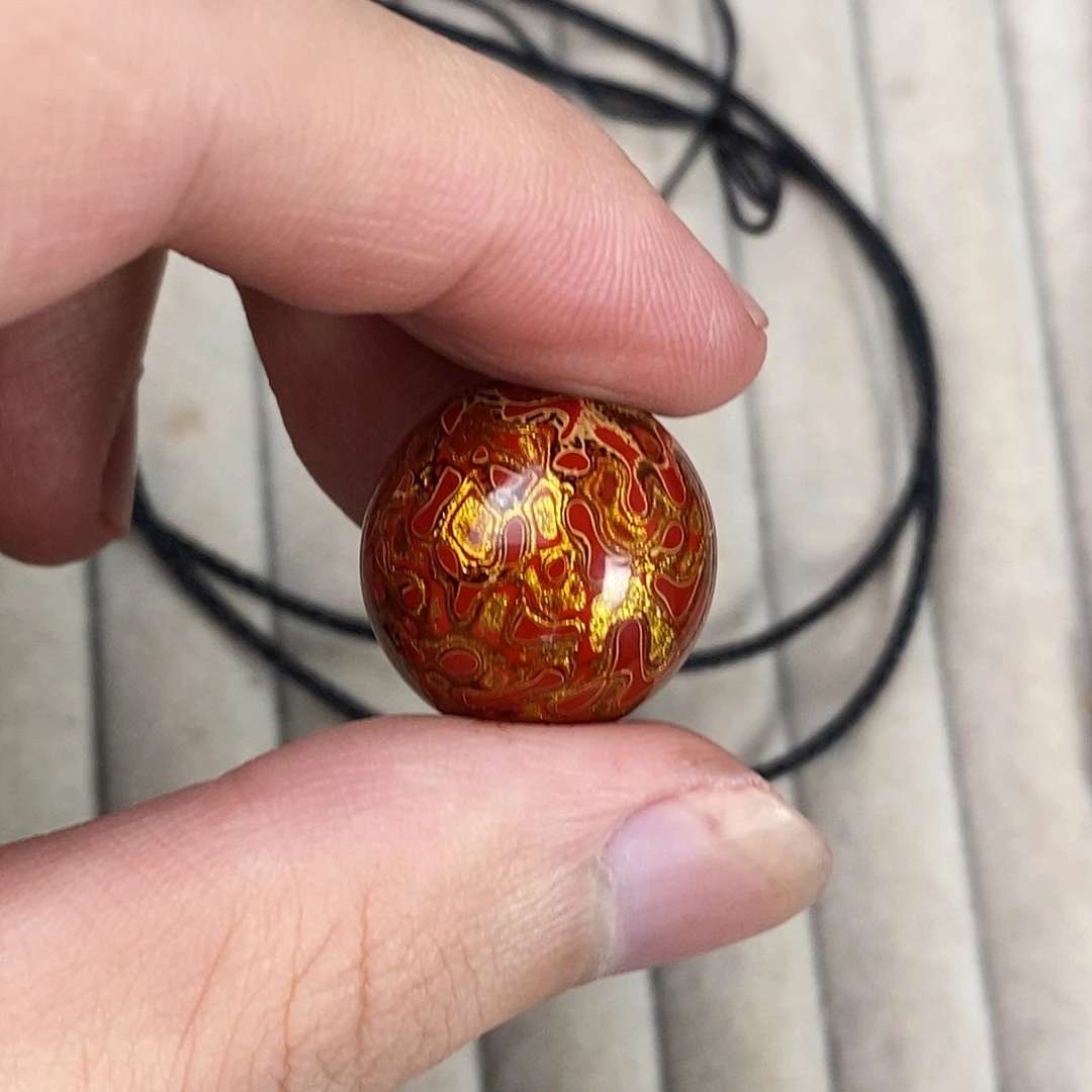 夏***麻犀皮2.0红金一颗一物一拍