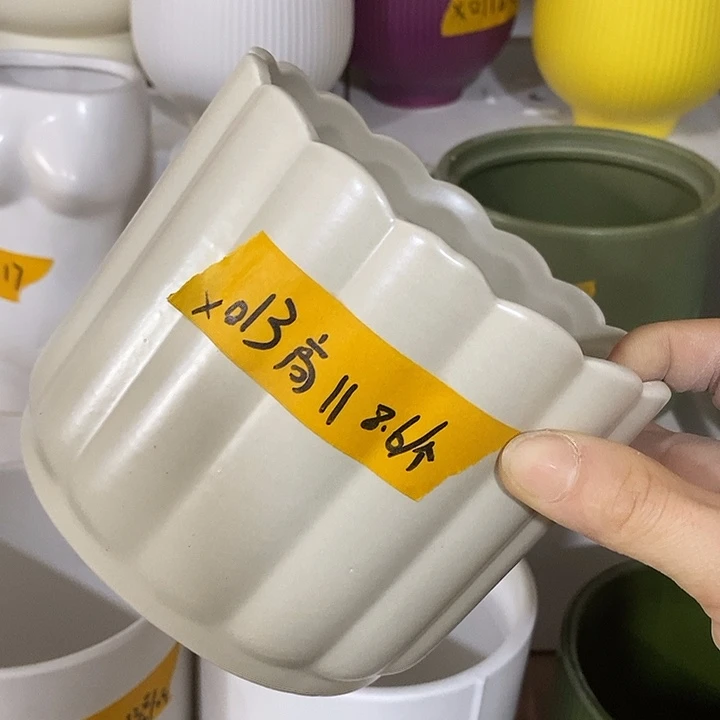 陶盆有孔 瑕疵针孔漏釉介意勿拍外口 13外高11