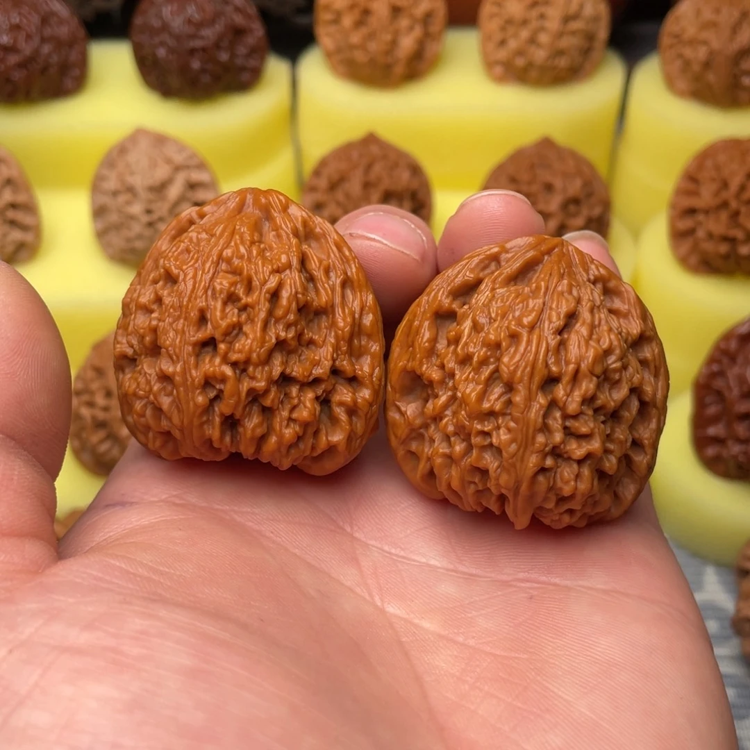 文玩核桃把件40全品南疆石编号1104