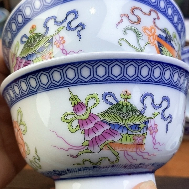 景德镇陶瓷藏式茶碗