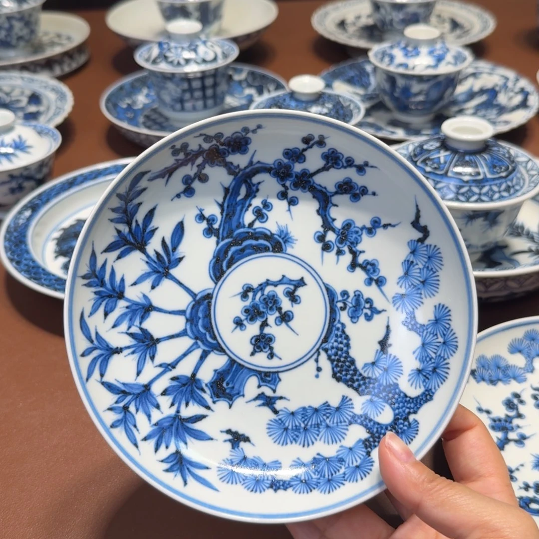 量***英手工手绘茶具微瑕
