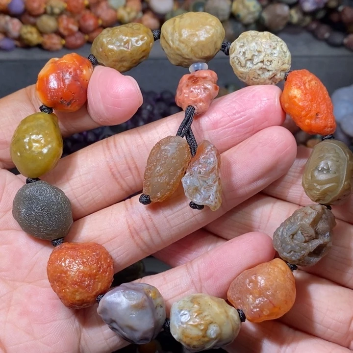 未镶嵌玛瑙/玉髓珠宝奇石