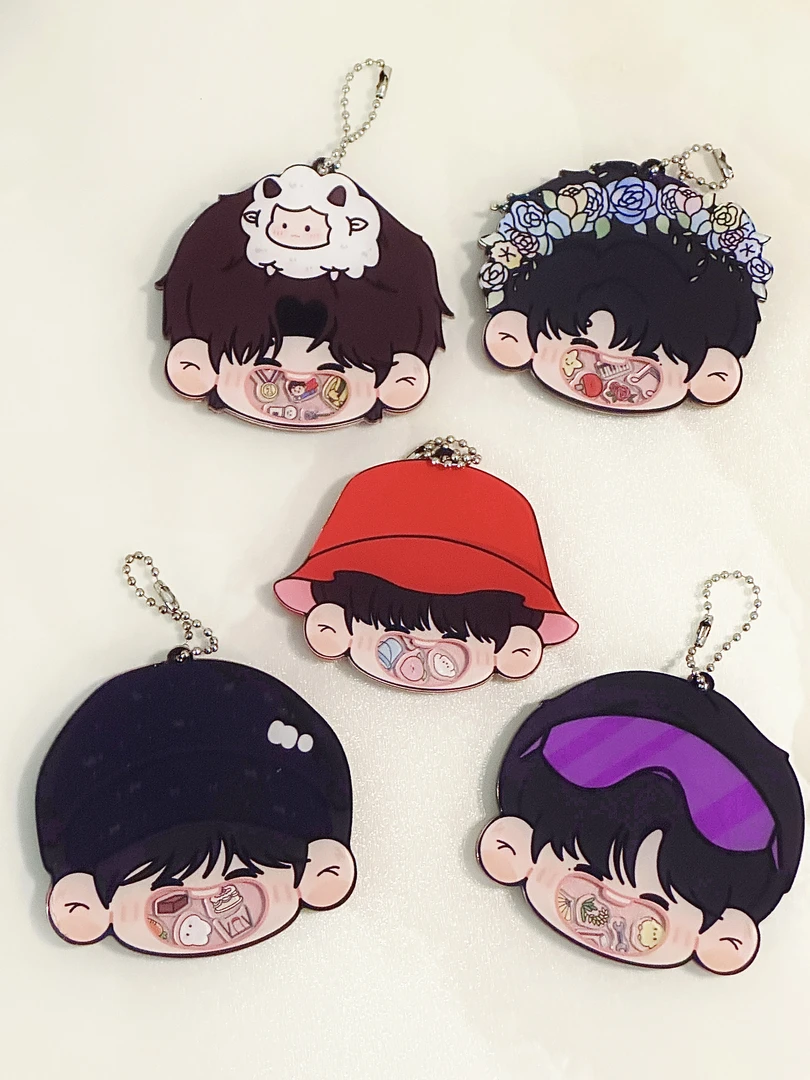 十个勤天禾伙人亚克力大头摇摇乐