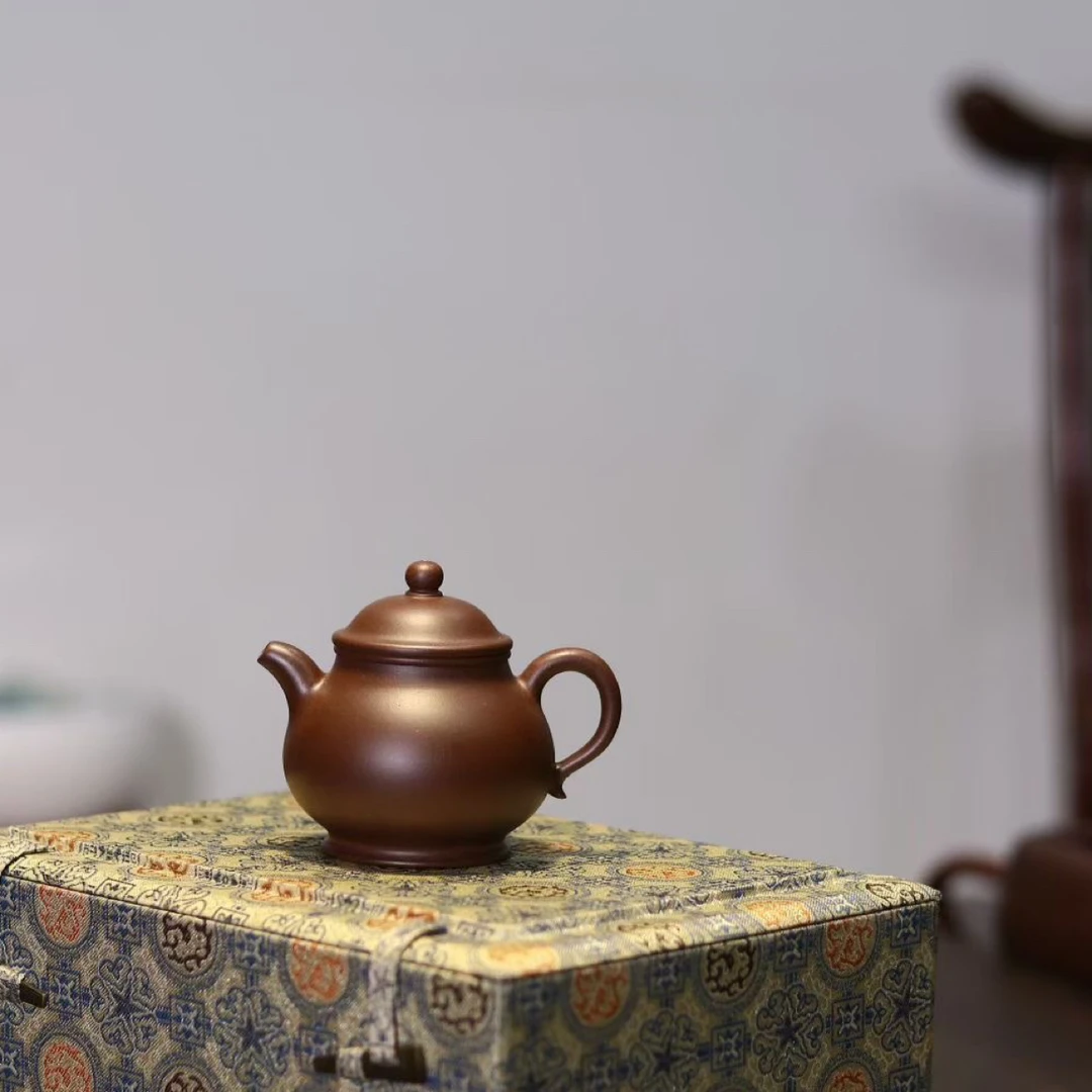 【小高潘】一厂老紫泥，150ml，内推9孔出水 阳