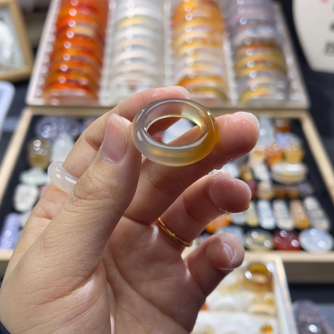 玛瑙/玉髓未镶嵌戒指