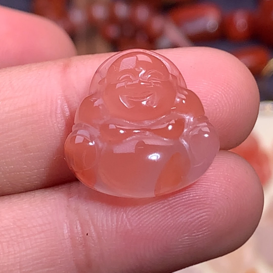 南红玛瑙未镶嵌珠宝半成品佛公