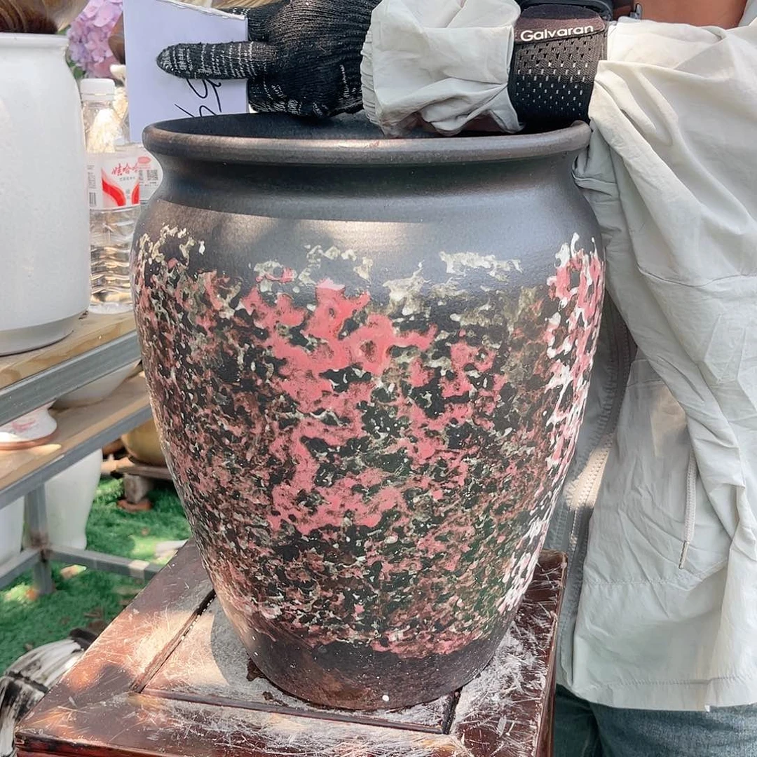 紫砂花盆王嫂花盆直播0603-1479高34口25