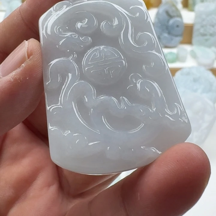 翡翠未镶嵌颈饰天然缅甸A货翡翠