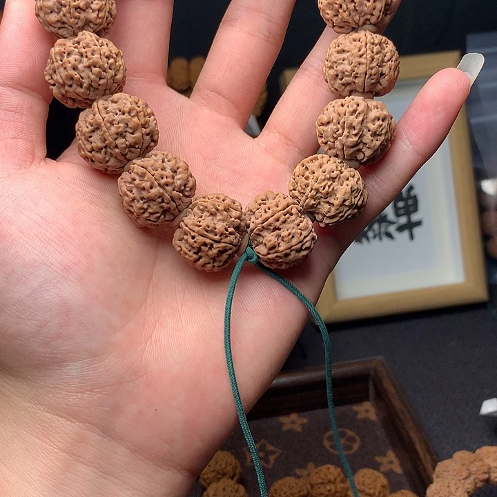 金刚菩提手串古龙雪花6瓣全品21mm