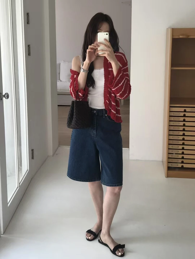 韩国东大门正品ve网格开衫（no退no换）