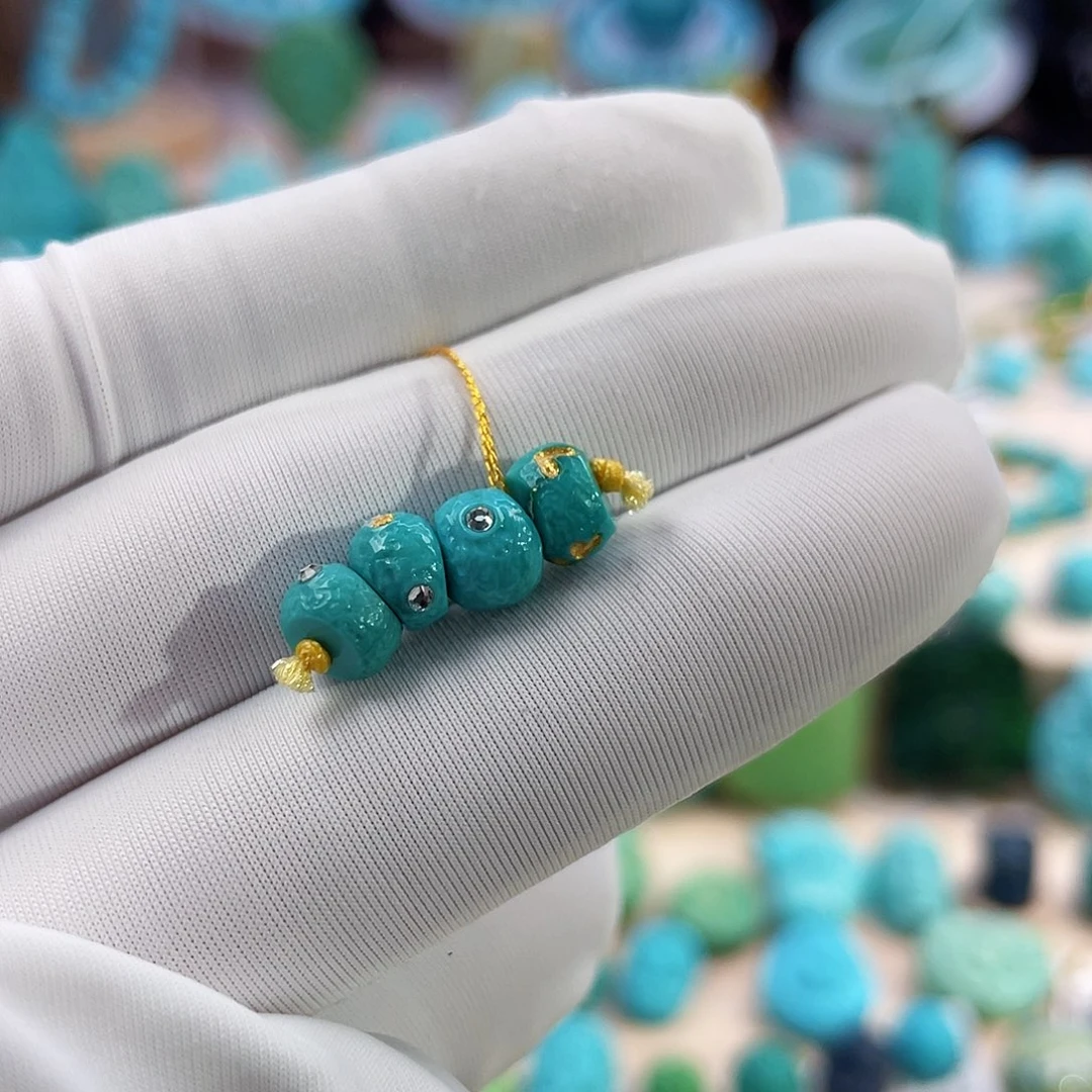 绿松石珠宝奇石未镶嵌