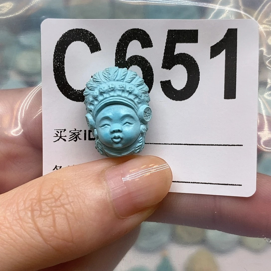 未镶嵌绿松石绿松石配饰定制