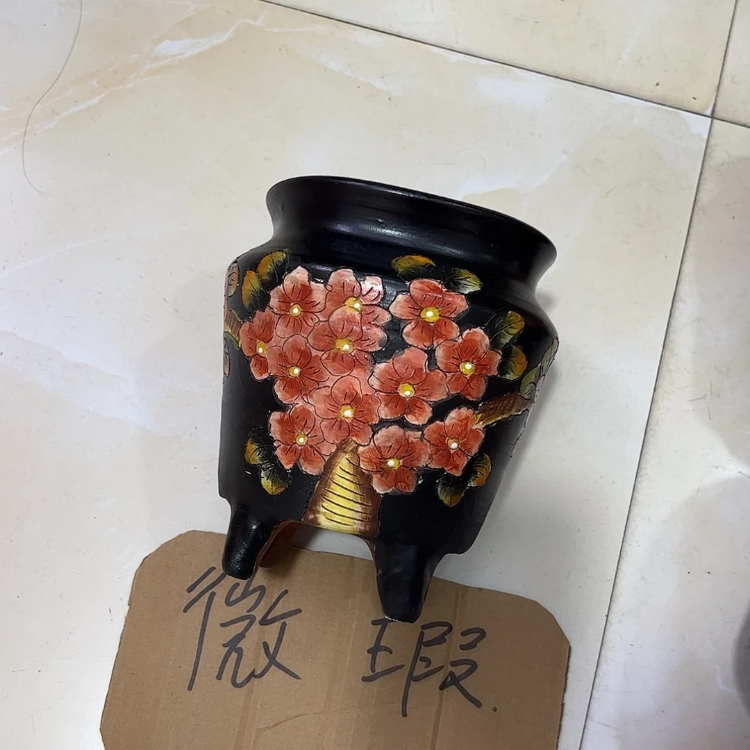 景德镇炫彩手绘口10高14.5