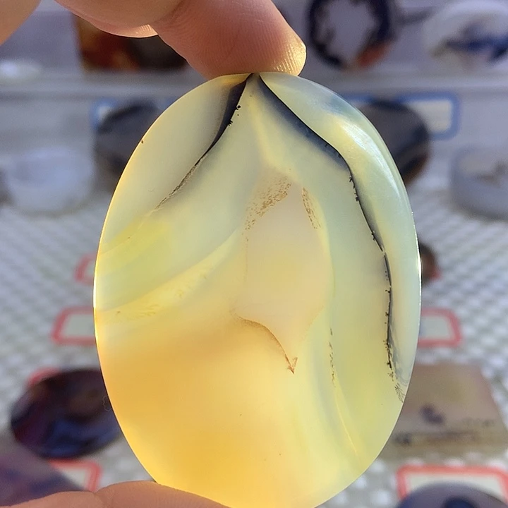 玛瑙/玉髓合金颈饰