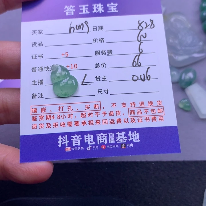 颈饰未镶嵌翡翠h**g