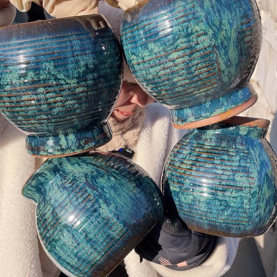 红陶王嫂花盆0129-294