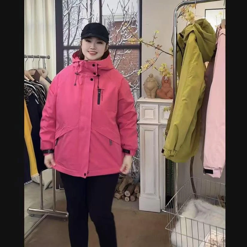 【COOL 野】东东家*501大码薄棉冲锋衣女洋气显瘦2025新款