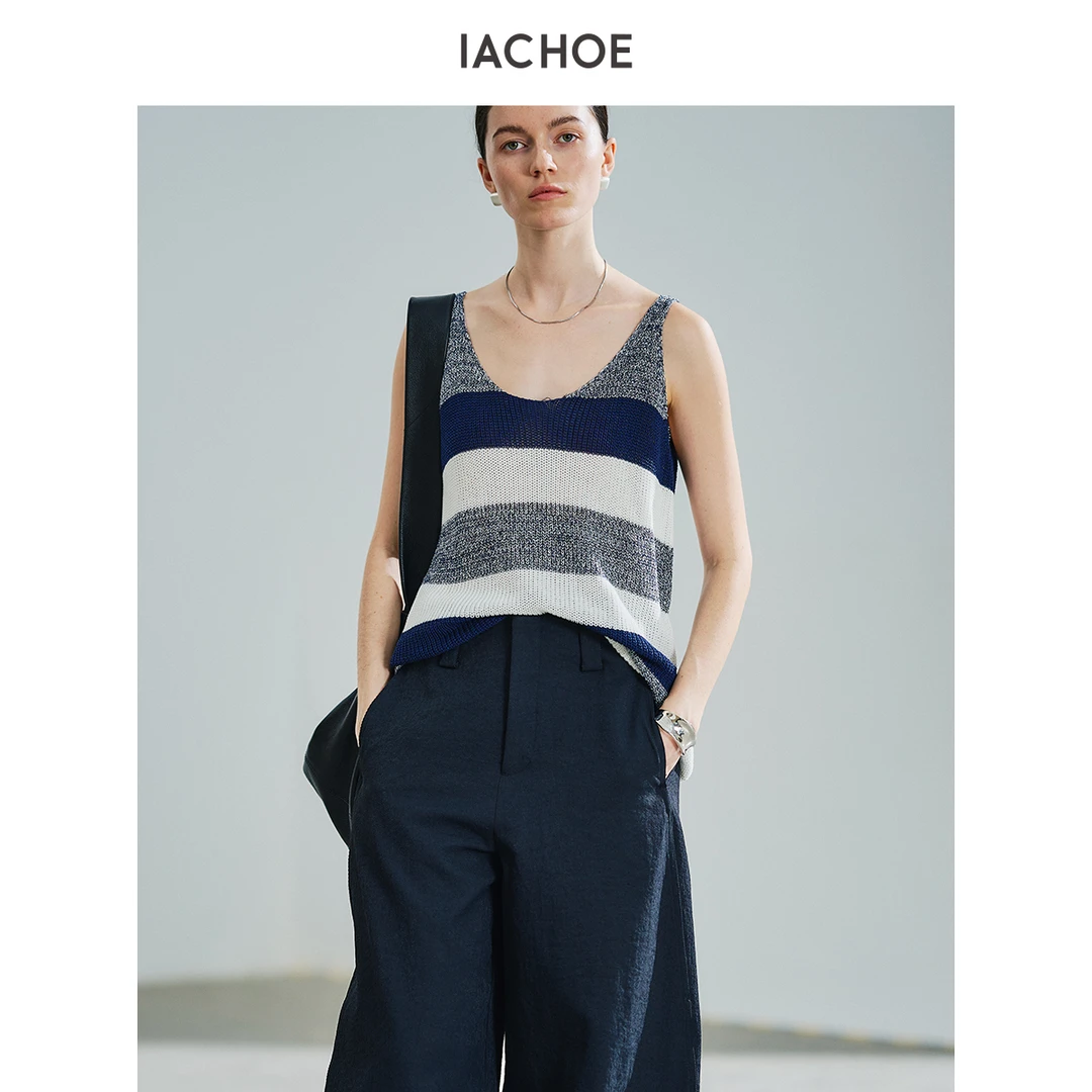 IACHOE宽条纹背心3631503013