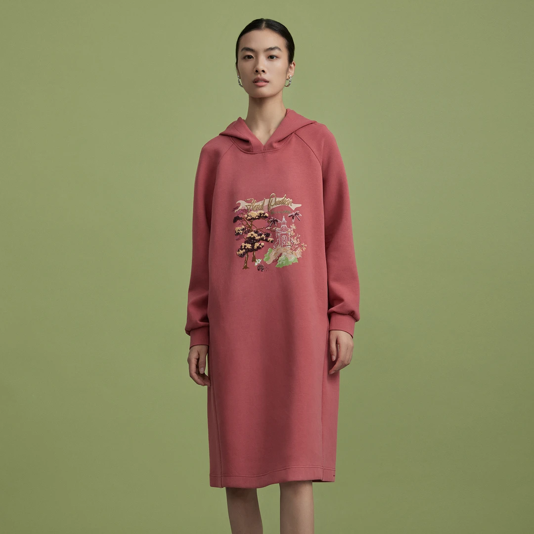 【粉丝专享】其用/城寺山影卫衣裙 8QM36790