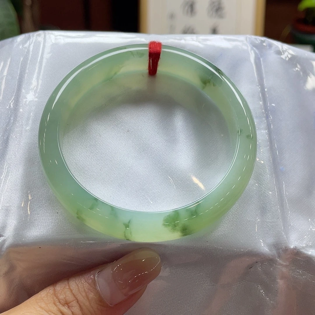 翡翠未镶嵌手镯15 号链接
