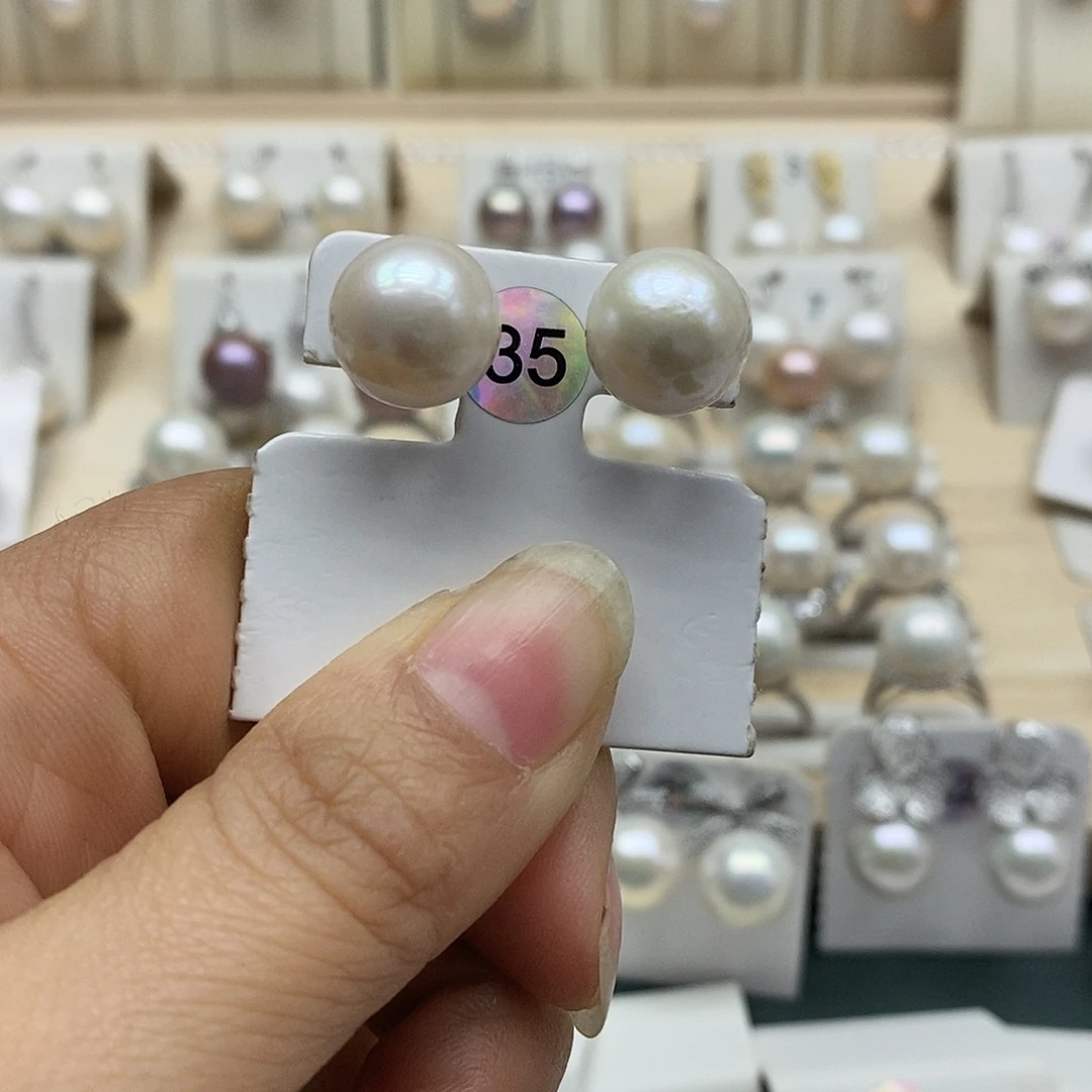 淡水珍珠颈饰银S925镶嵌