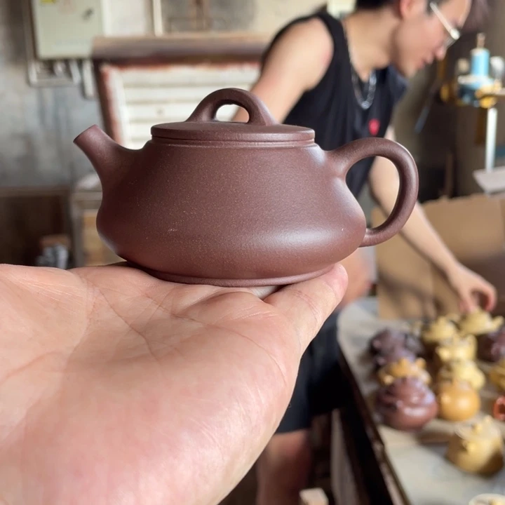 紫砂紫砂武瓢。 老紫泥