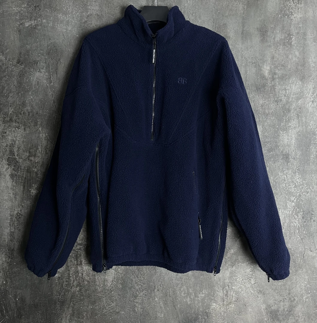全新未使用 Balenciaga/巴黎世家 48码*1/双B刺绣logo外套/02554