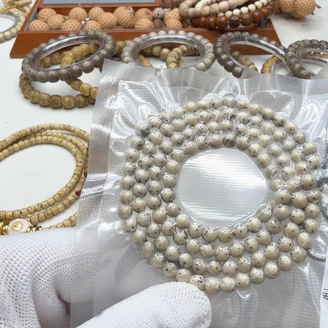 星月菩提手串7梵天糯冰通体龙蛋5左右108