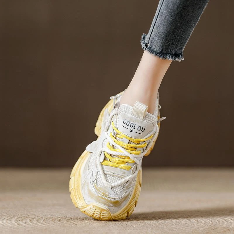 【DR官方正品】西班牙小众品牌超软！厚底增高时尚老爹鞋女2025年春